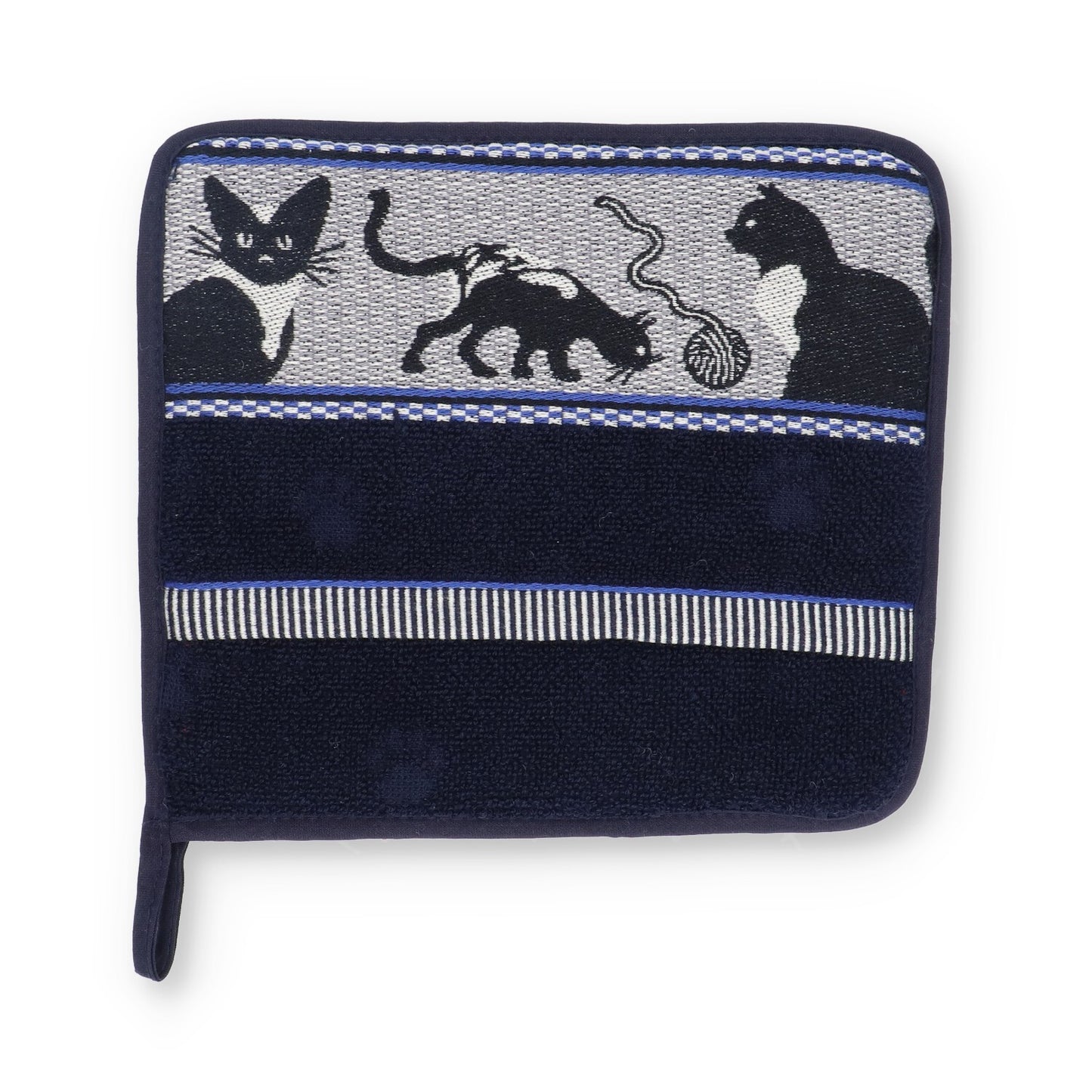 Pannenlap Kat Donkerblauw CE