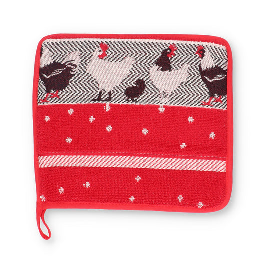 Pannenlap Kip Rood CE