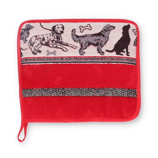 Topflappen Hunde Rot