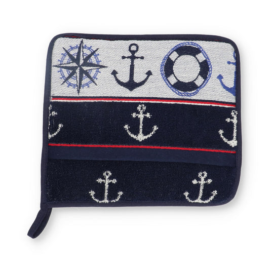 Pannenlap Maritime Donkerblauw CE
