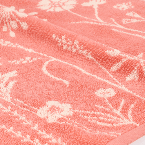 Keukendoek Wild Flowers Roze