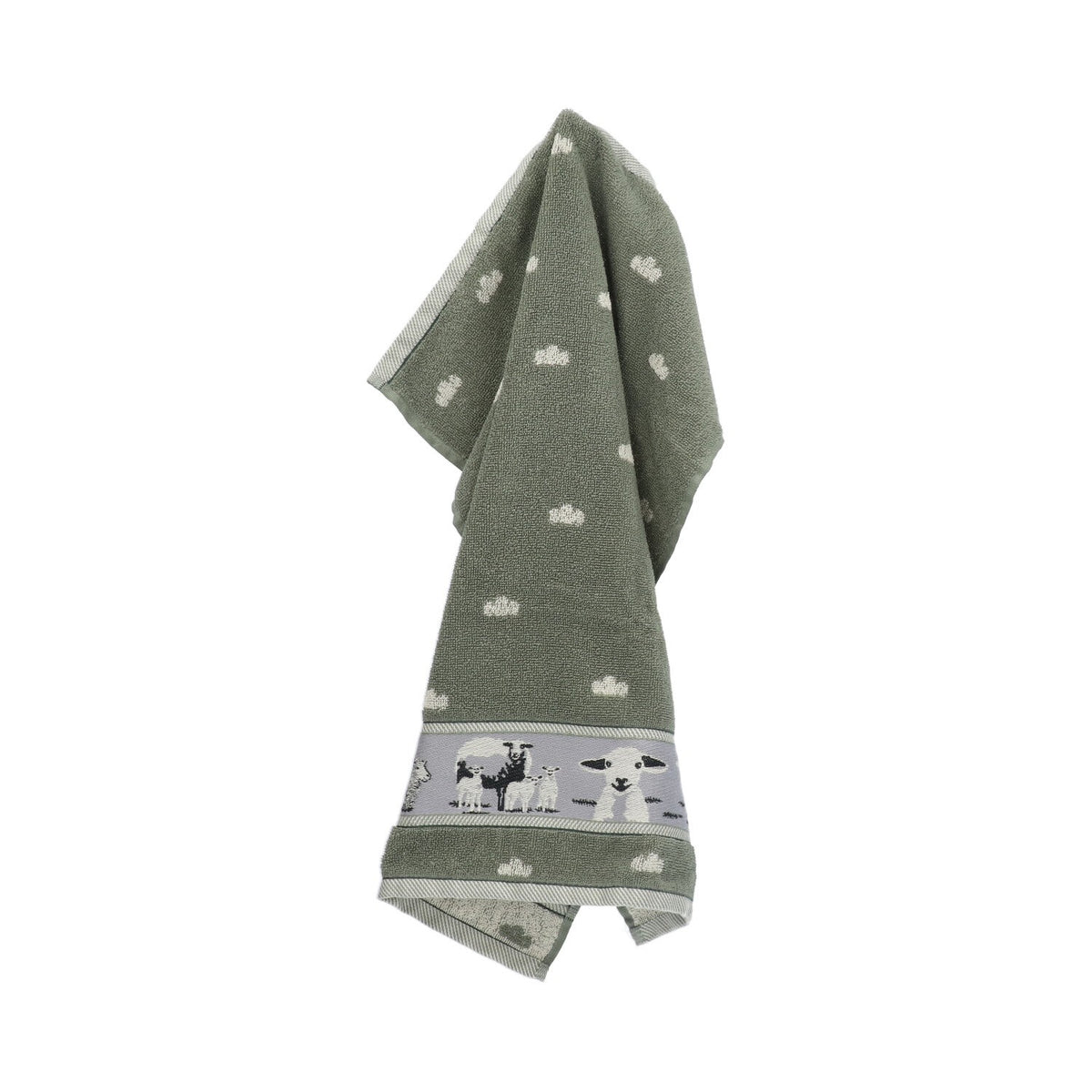 Keukendoek Schaap Donkergroen