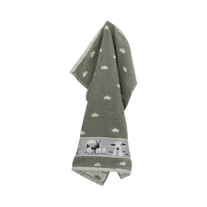 Keukendoek Schaap Donkergroen