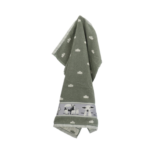 Keukendoek Schaap Donkergroen