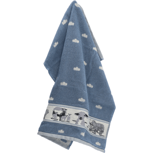 Keukendoek Schaap Grijsblauw