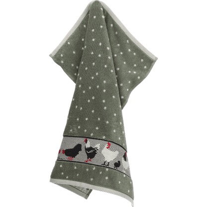Keukendoek Kip Donkergroen
