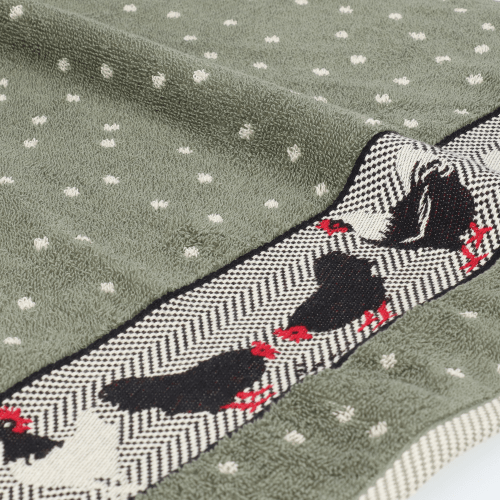 Keukendoek Kip Donkergroen