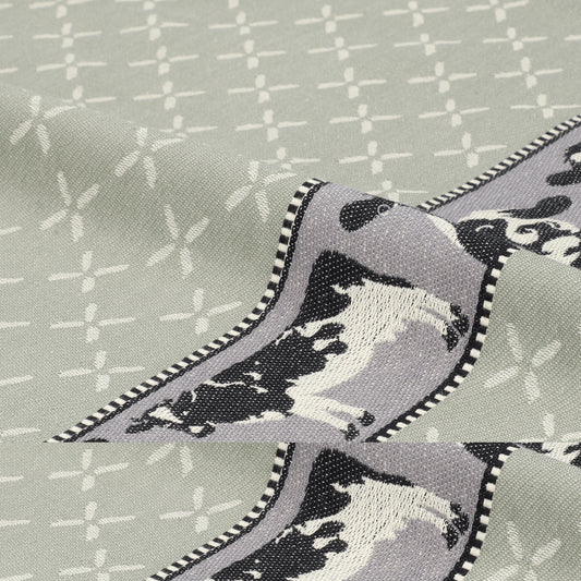 Theedoek Koe Donkergroen