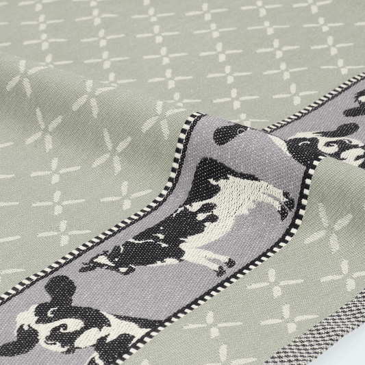 Theedoek Koe Donkergroen