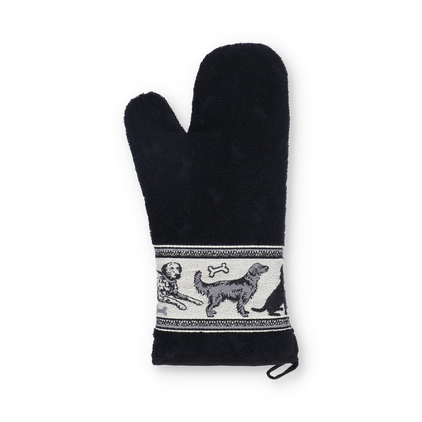 Ovenhandschoen Hond Zwart CE