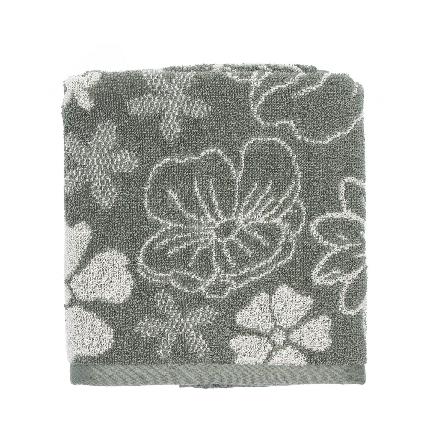 Keukendoek Flowerbed Donkergroen GOTS