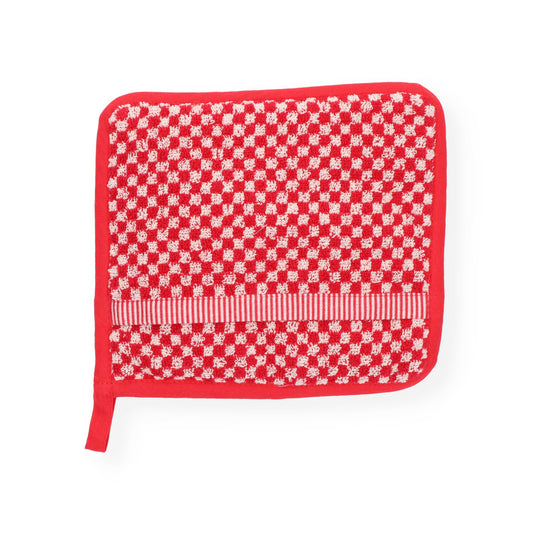 Pannenlap Kleine Ruit Rood CE