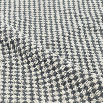 Keukendoek Kleine Ruit Antraciet GOTS