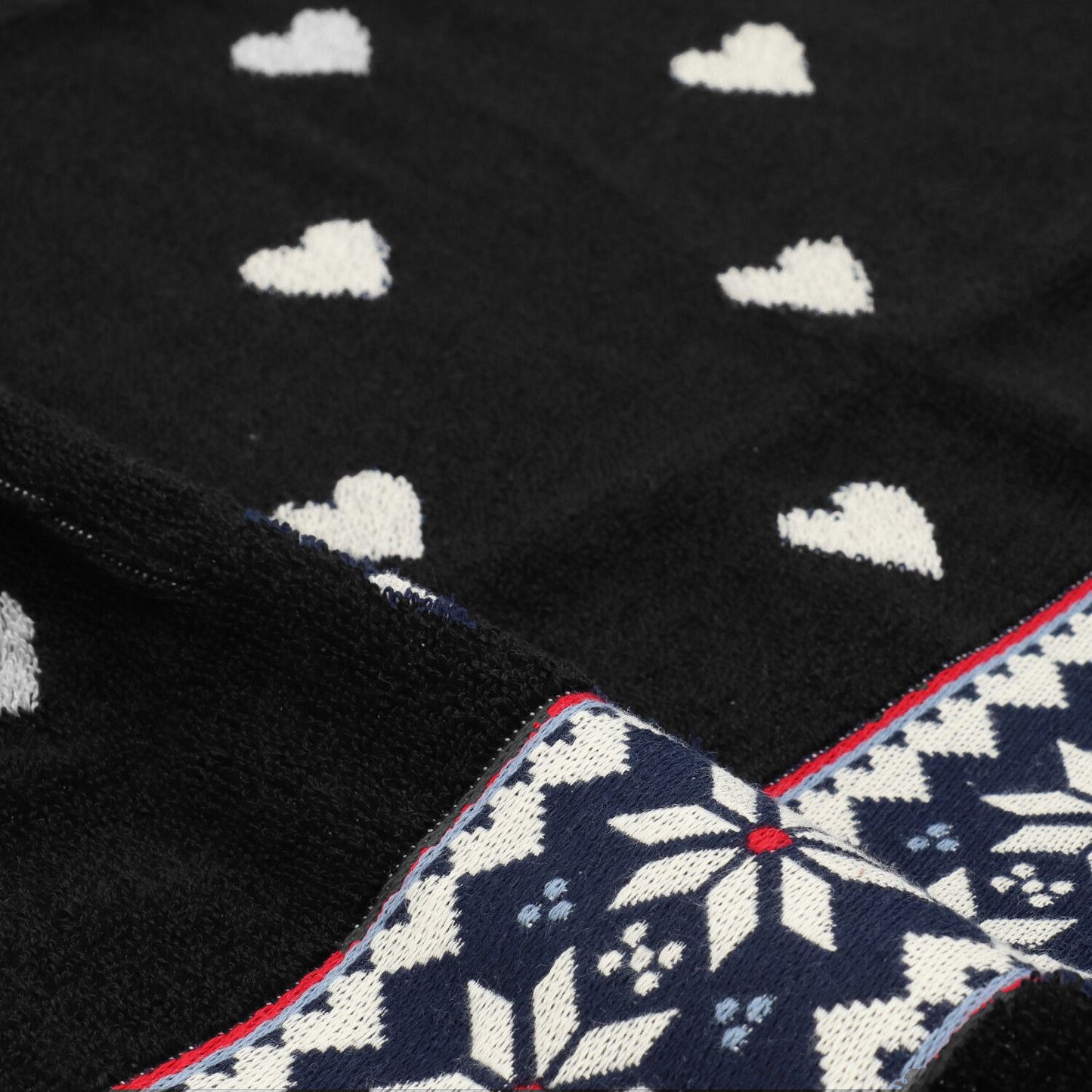 Keukendoek Winter Donkerblauw