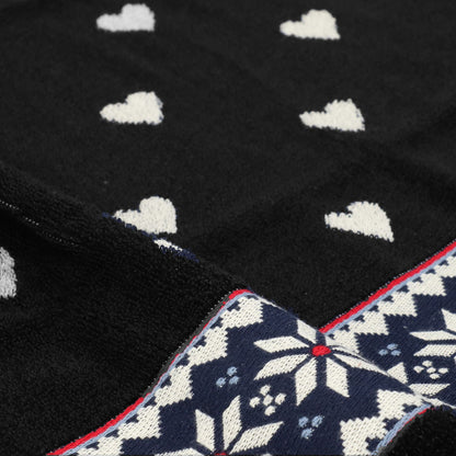 Keukendoek Winter Donkerblauw