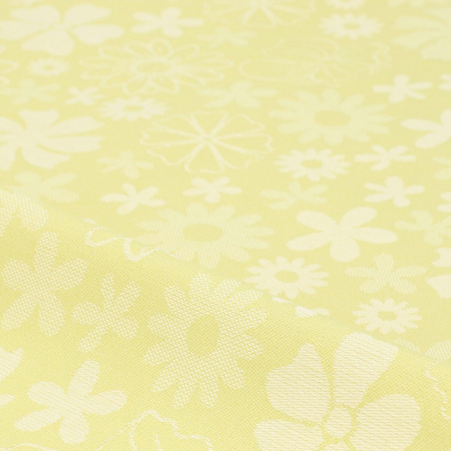 Limited Edition: Theedoek Flowerbed Lime Groen GOTS