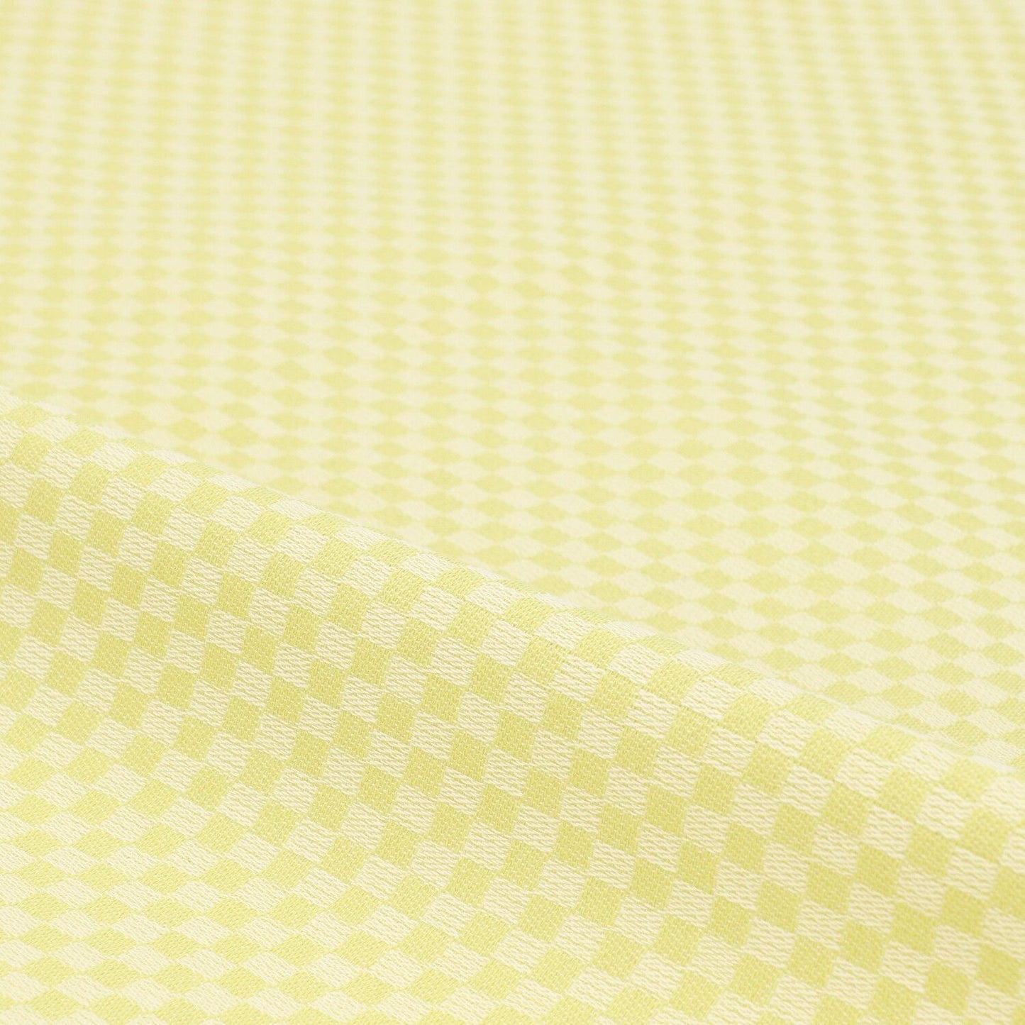 Limited Edition: Theedoek Kleine Ruit Lime Groen GOTS