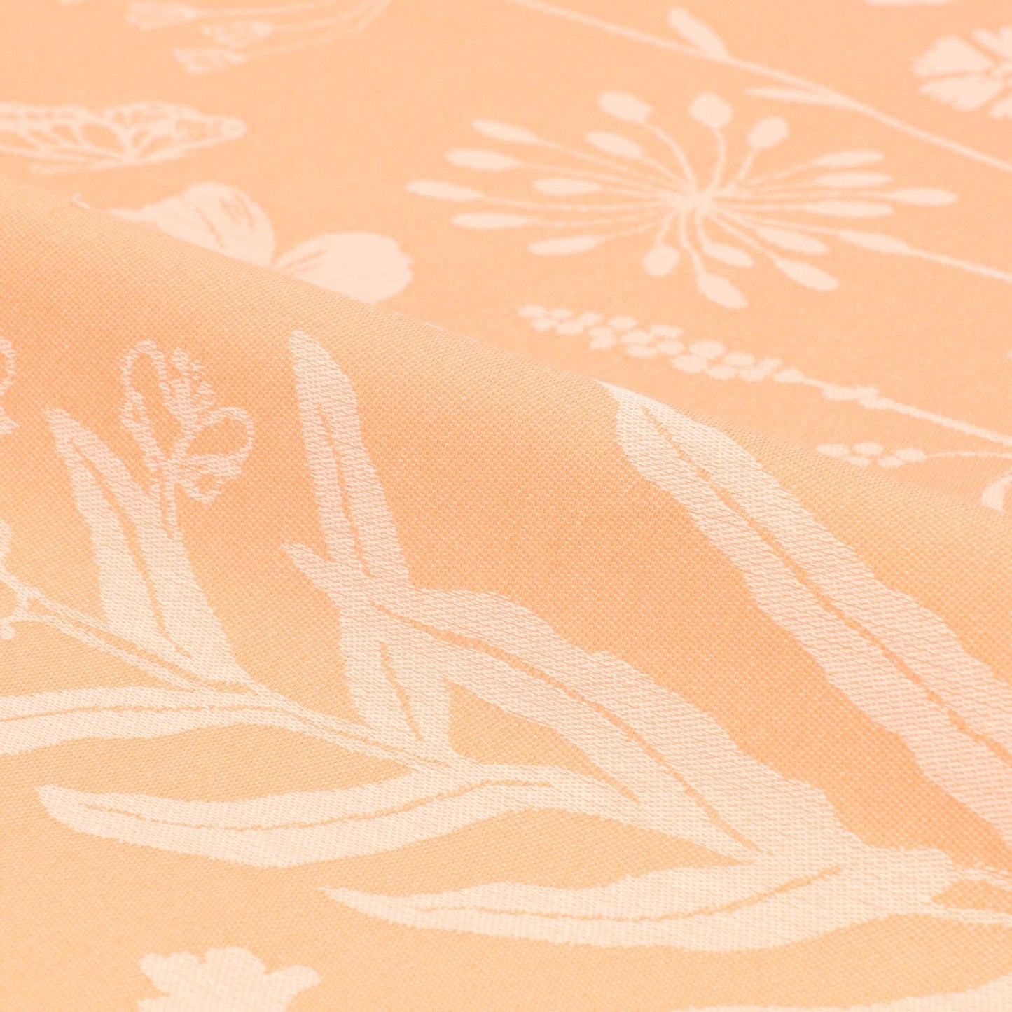 Limited Edition: Theedoek Wild Flowers Oranje GOTS