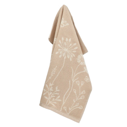 Limited Edition: Keukendoek Wild Flowers Zand GOTS