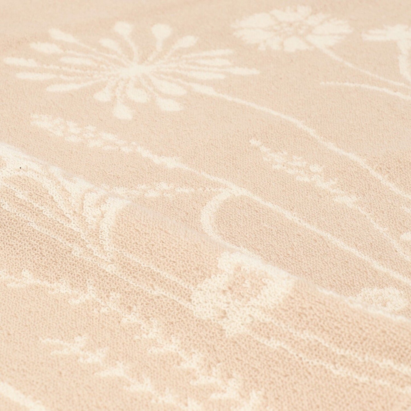 Limited Edition: Keukendoek Wild Flowers Zand GOTS