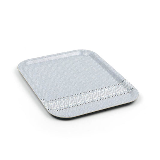 Wave Grey Wood medium dienblad 36x28cm