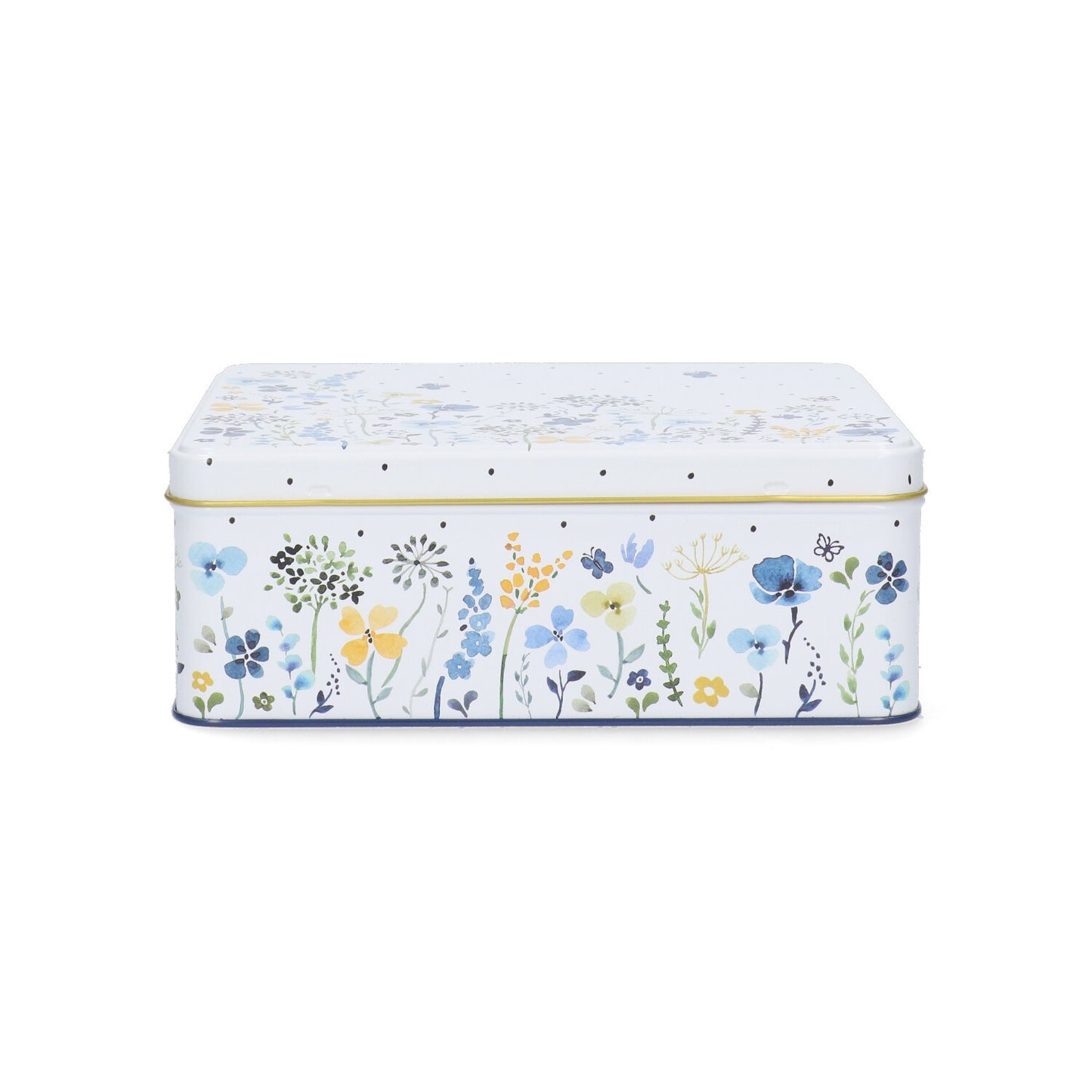 Bewaarblik Rechthoekig Wild Flowers 19x15 cm