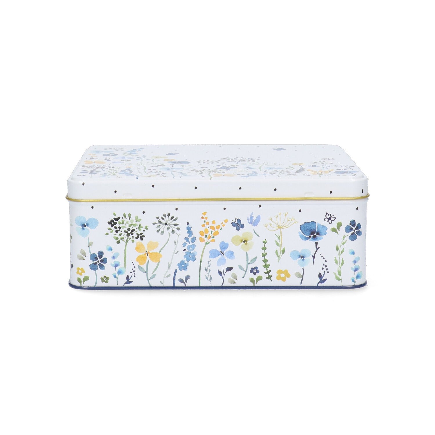 Bewaarblik Rechthoekig Wild Flowers 19x15 cm