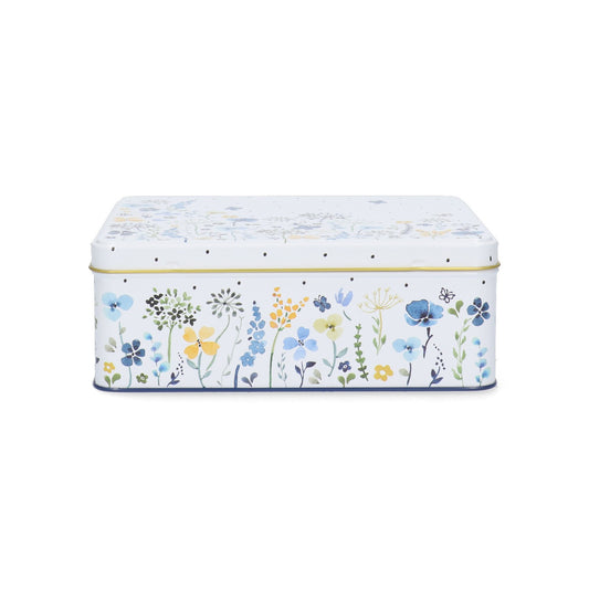 Bewaarblik Rechthoekig Wild Flowers 19x15 cm
