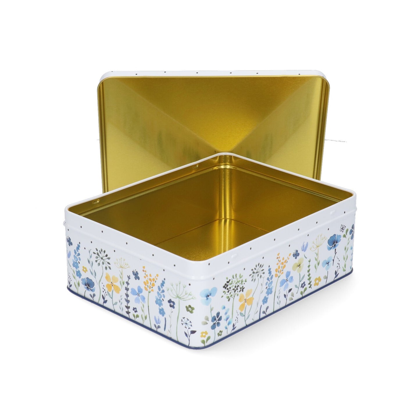 Bewaarblik Rechthoekig Wild Flowers 19x15 cm