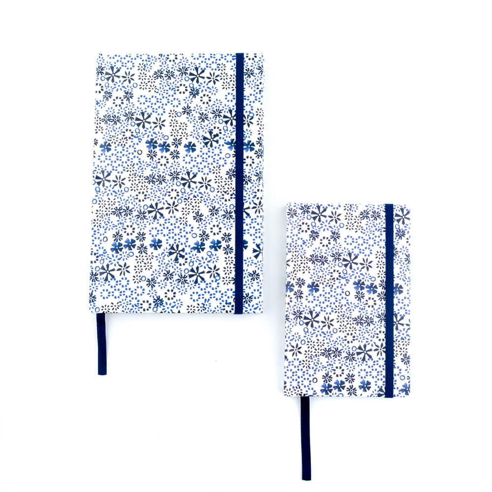 Notizbuch A5 Indigo Lace