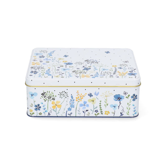 Bewaarblik Rechthoekig Wild Flowers 19x15 cm