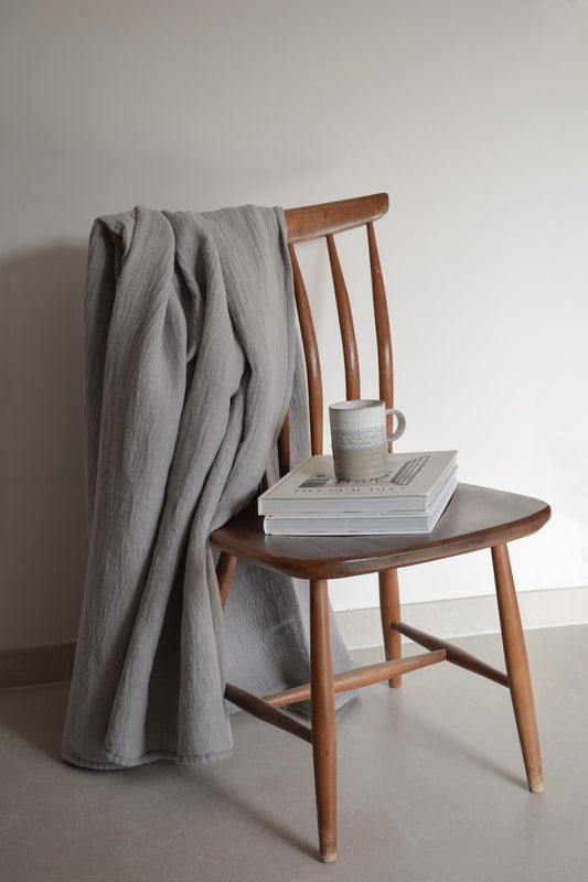 Plaid Grassland Natural Taupe 130x170 cm