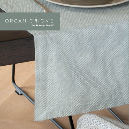 Tafelloper Organic Home Sage Green 45x140 cm