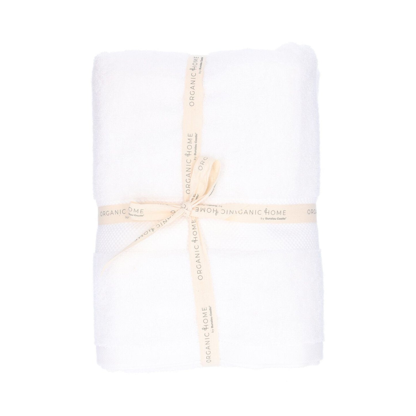 Set van 2 OH badhanddoeken 70 x 140 cm – Pearl White