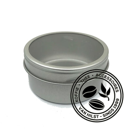 Klein rond theeblikje met magneet