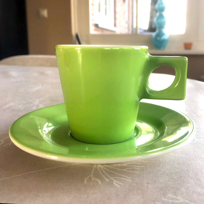 Walküre NYNY - Espresso Kop en Schotel - Kiwi