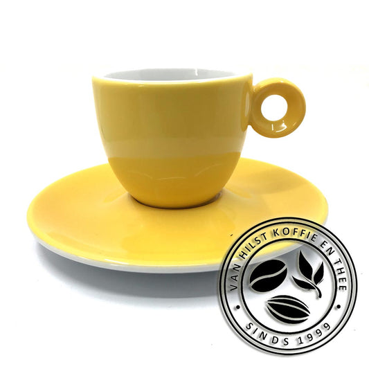 Costa Verde - Espresso Cup &amp; Saucer, Yellow