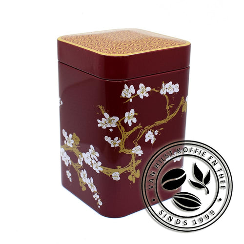 Van Hilst Koffie en Thee - Blikje No.14 Cherry Blossom Rood