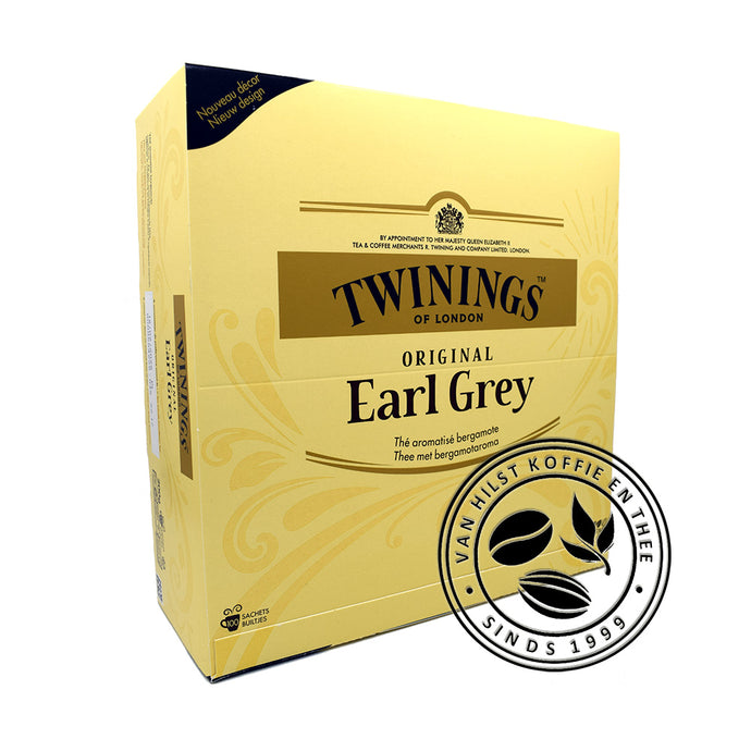 Twinings Earl Grey 100 zakjes met envelop