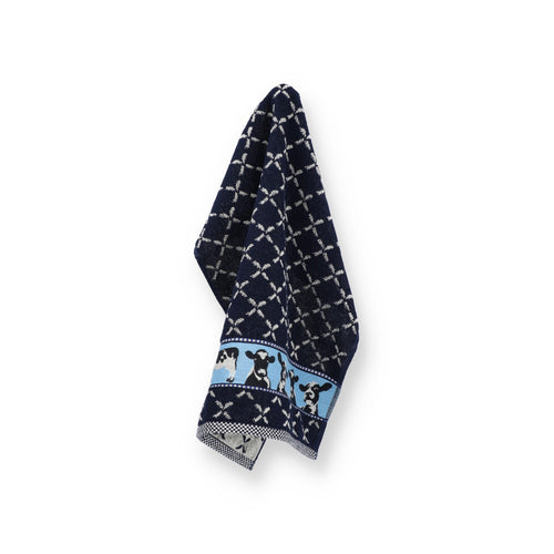 Keukendoek Koe Donkerblauw