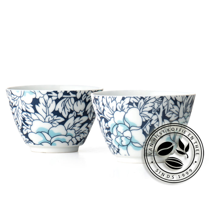 Bredemeijer - Theekopjes Yantai set van 2, blauw