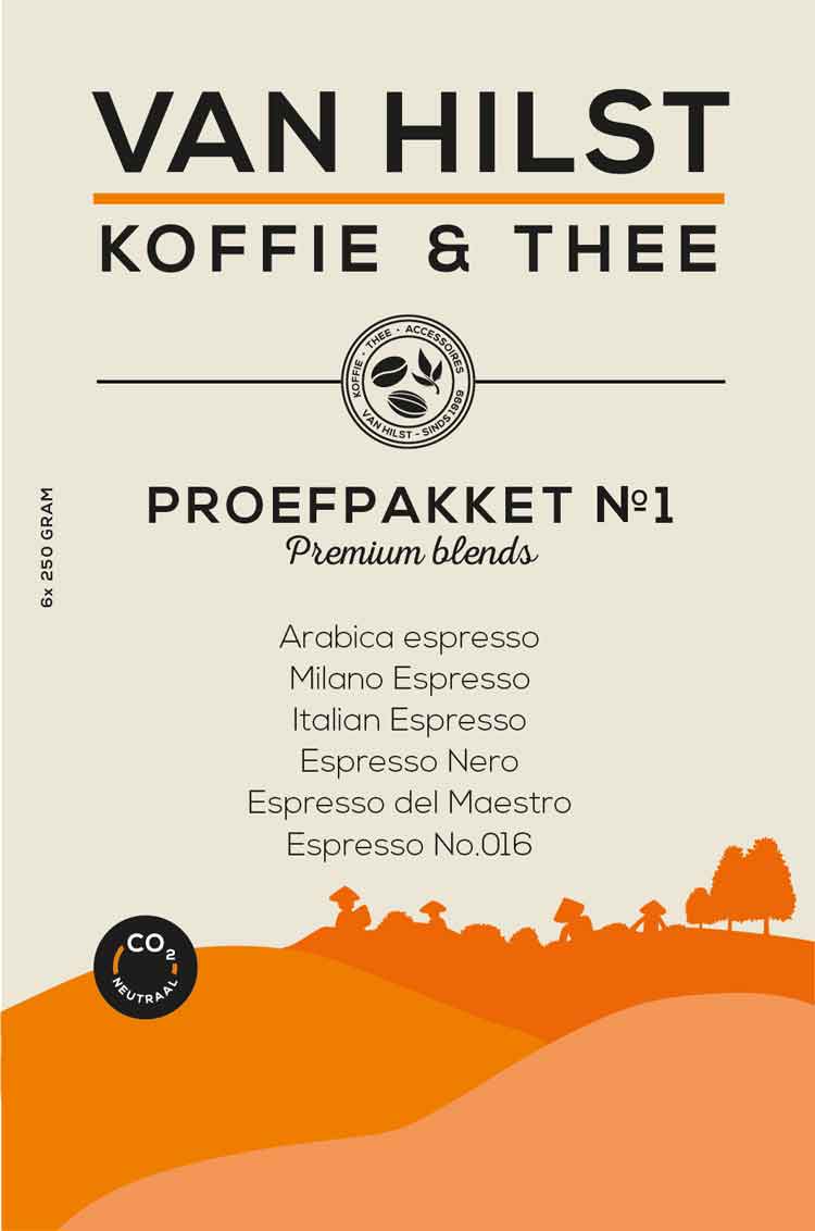 Sample package 1 - 6x Premium Blend Espresso
