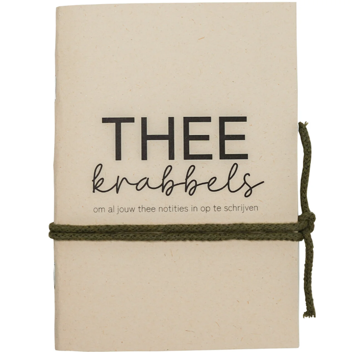 Theekrabbels - notitieboekje