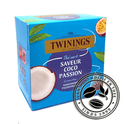 Twinings of London - Thé vert, Saveur Coco Passion - Groene thee Kokosnoot Passievrucht - 20 theezakjes